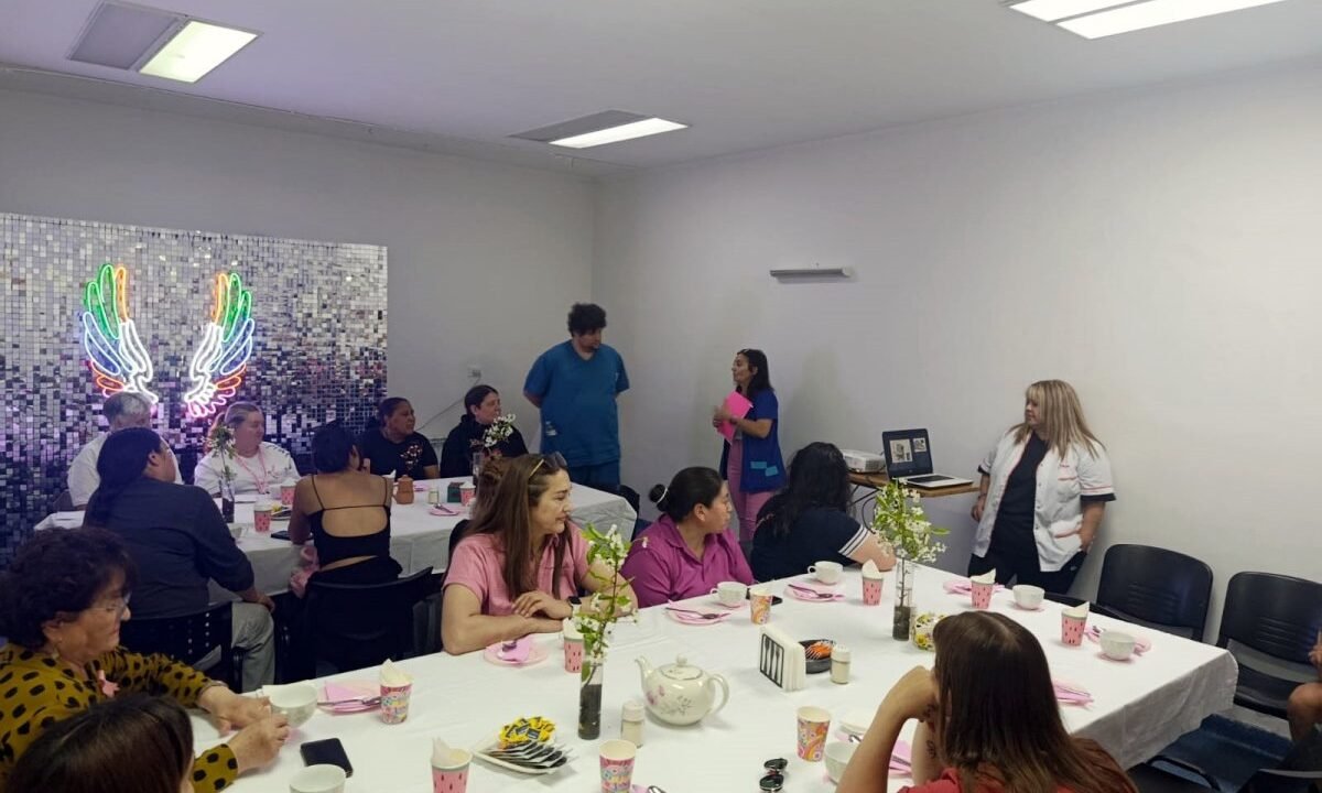 Té Rosa: Se realizó una jornada de prevención del cáncer de mama
