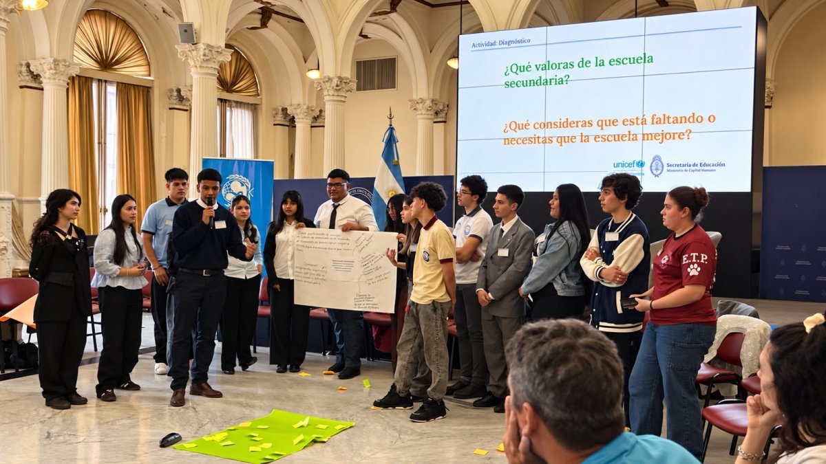 Jóvenes santacruceños participaron del Consejo Consultivo de Estudiantes en Buenos Aires