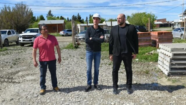 La obra del Polideportivo de Puerto Santa Cruz presenta un avance de más de cuarenta por ciento