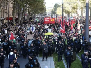 Tensión en Francia: la Policía reprimió la protesta por el costo de vida