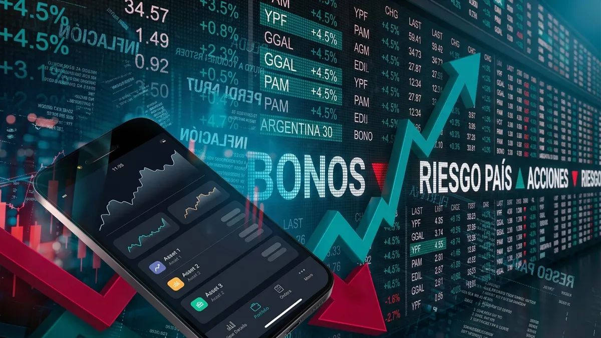 Se desploman los bonos en dólares y el riesgo país vuelve a trepar por encima de los 700 puntos