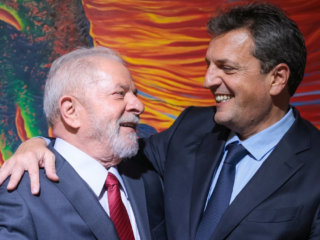 Sergio Massa respaldó a Lula da Silva en las elecciones de Brasil