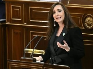 Con un discurso sobre el “Estado eficiente”, Victoria Villarruel se diferenció de Javier Milei en España