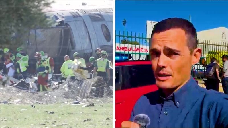 CNN reporta desde zona donde llegan heridos del accidente de trenes